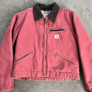 Carhartt Women’s Burnt Red Insulated Work Crop Bomber Style Jacket